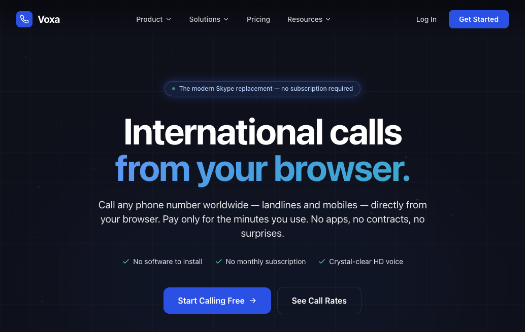Voxa preview