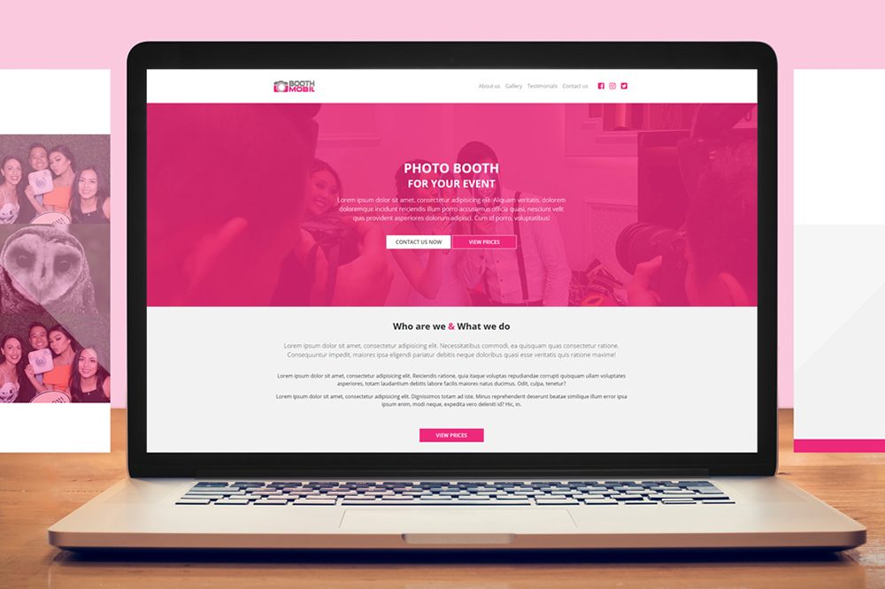 BoothMobil – WordPress Landing Page